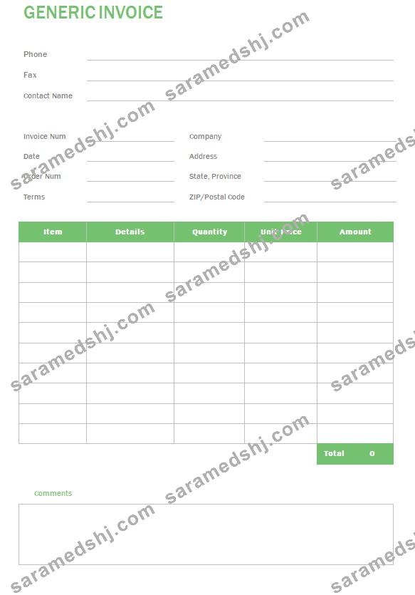 Free Generic Invoice